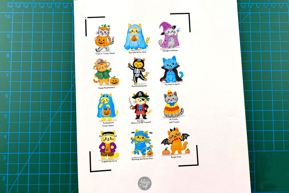 Halloween Cat Costumes Clipart